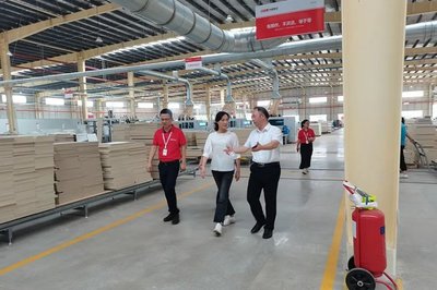 邵武市市长郭绯红同志莅临 邵武生产基地实地视察